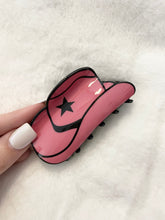 Load image into Gallery viewer, Cowboy Hat Claw Clip