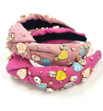 Load image into Gallery viewer, Candy Heart Jeweled Headband
