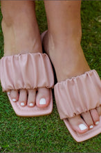 Load image into Gallery viewer, BUTTERCREAM Ruched Sandals
