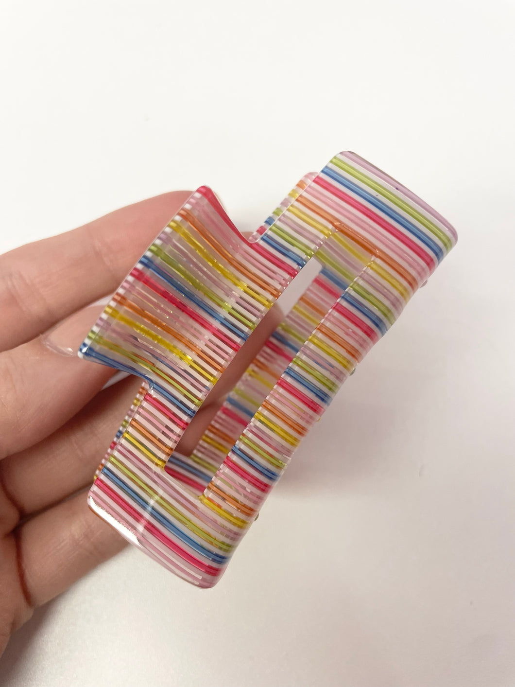 Rainbow Claw Clip