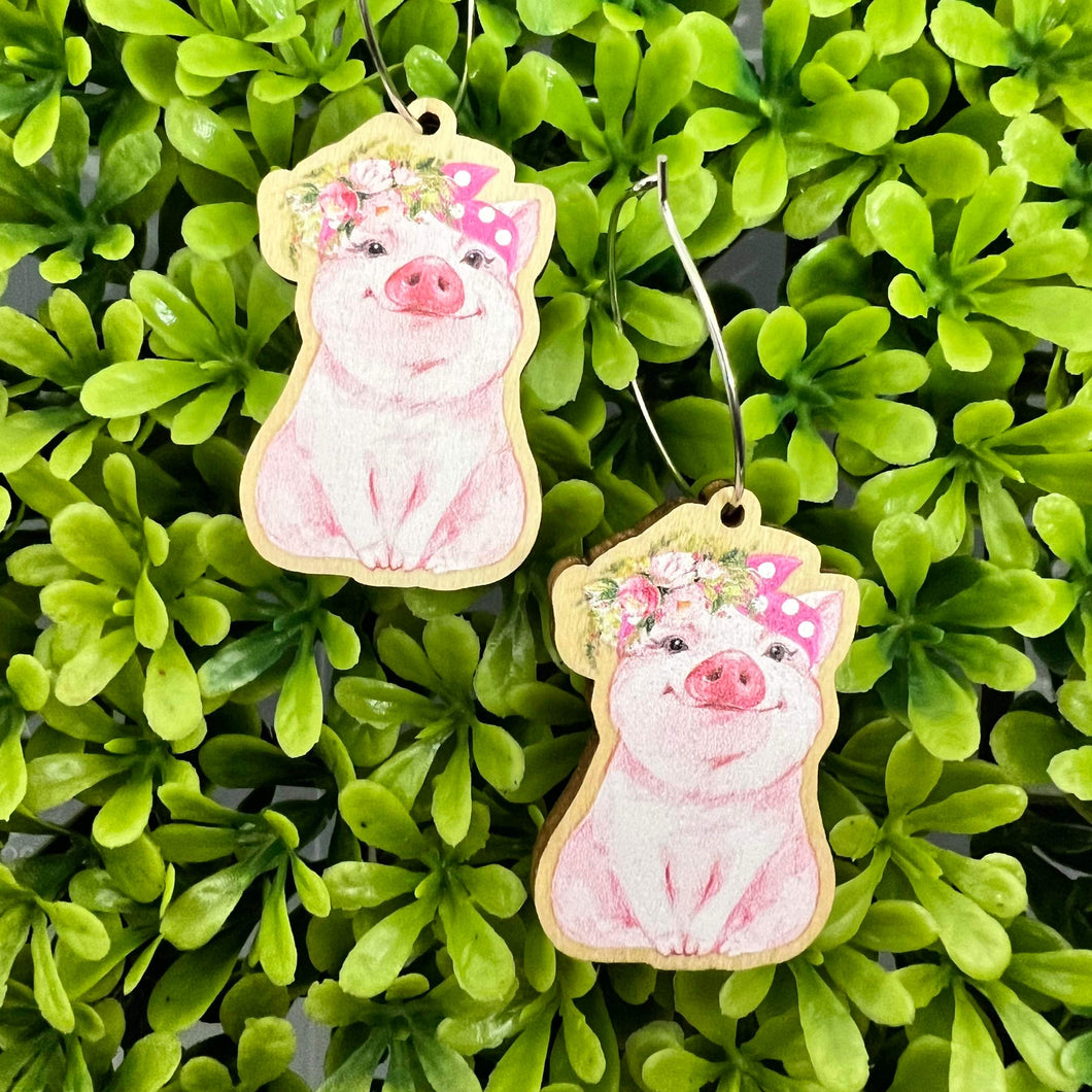 Pig Earrings