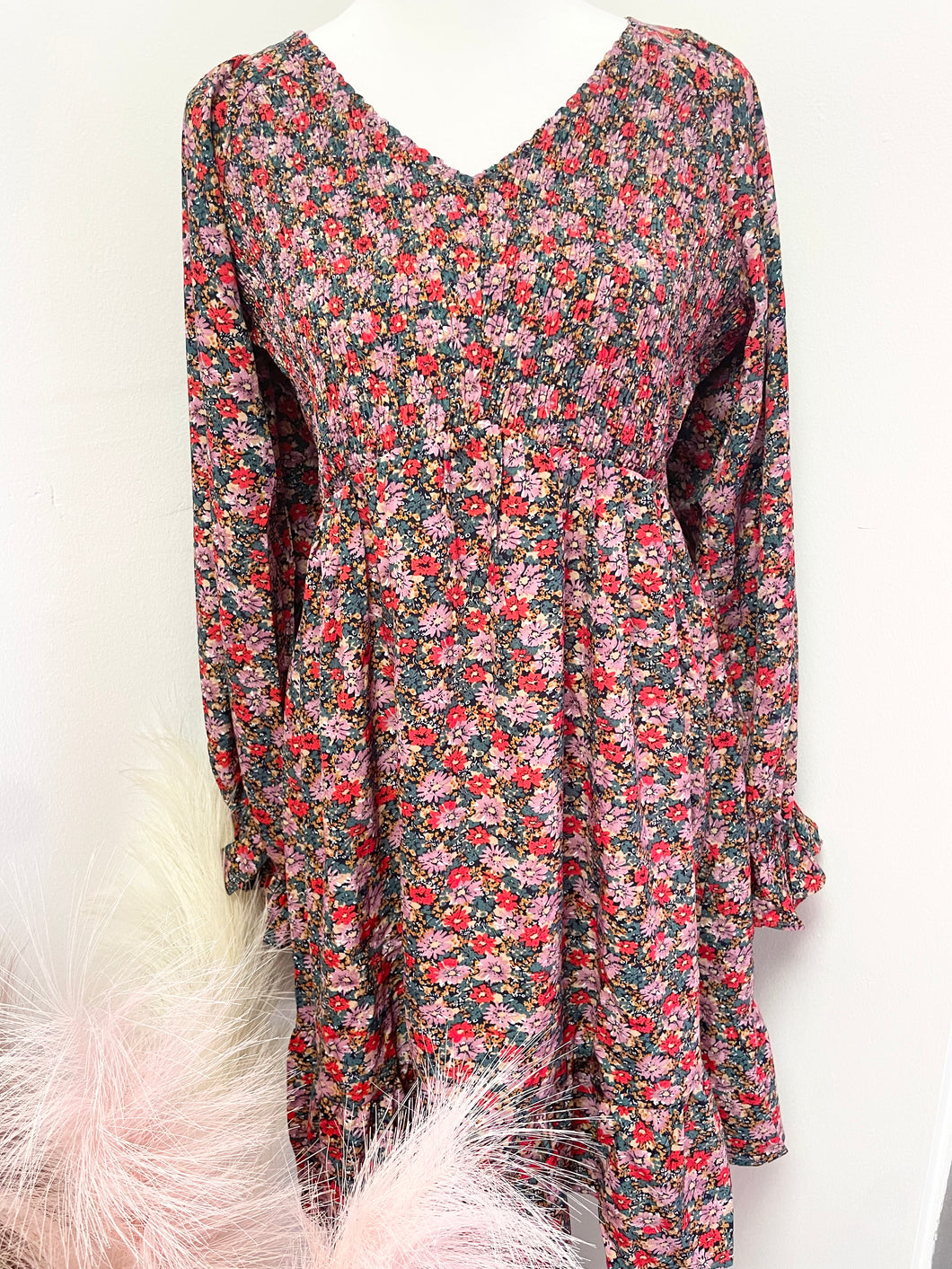 AUTUMN Smocked Dress
