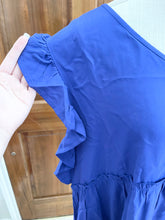 Load image into Gallery viewer, Royal Blue Curvy Tunic Dress
