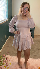 Load image into Gallery viewer, Lavender Smocked Dress
