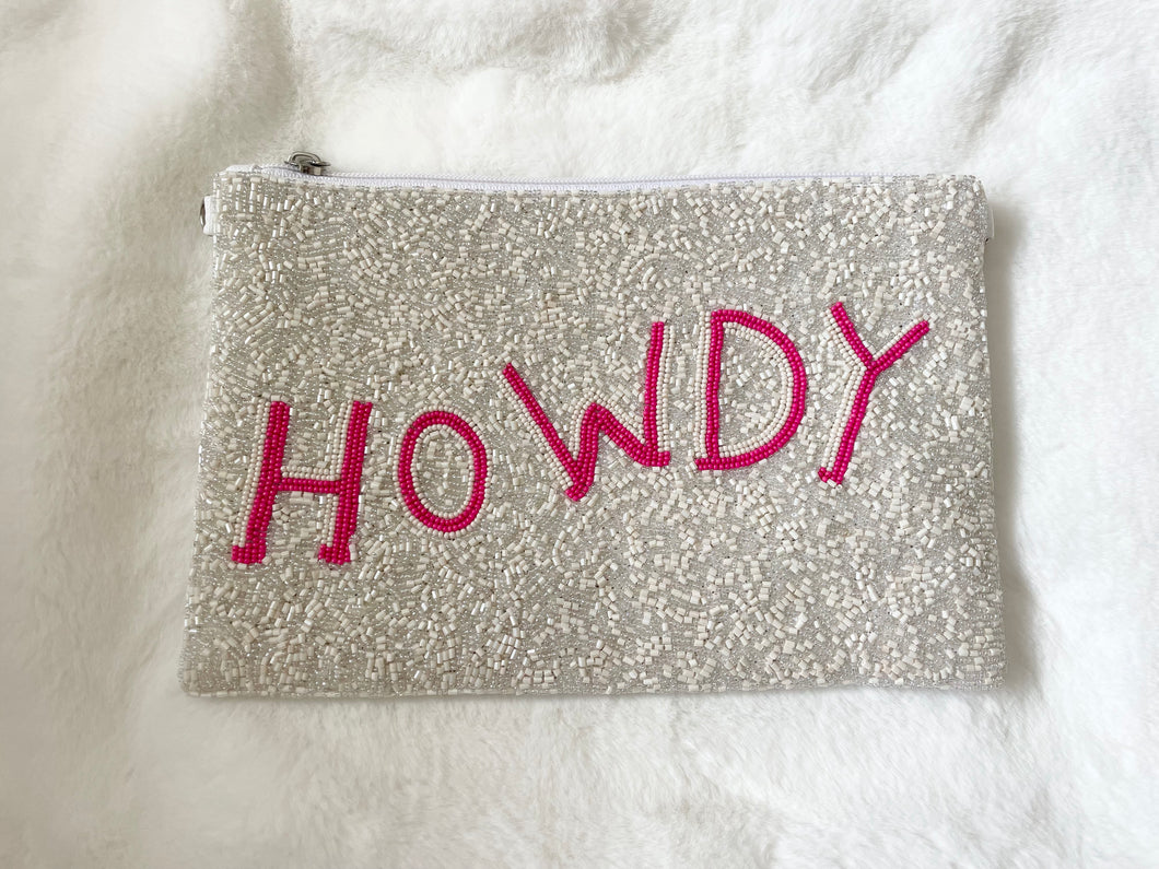 HOWDY Beaded Purse