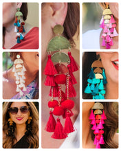 Load image into Gallery viewer, Tassel Chandelier Earrings
