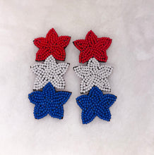 Load image into Gallery viewer, American Star Earrings
