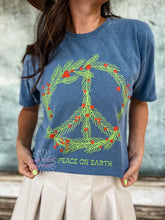 Load image into Gallery viewer, PEACE Christmas Tee

