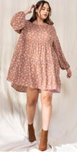 Load image into Gallery viewer, TERRACOTTA Floral Curvy Dress
