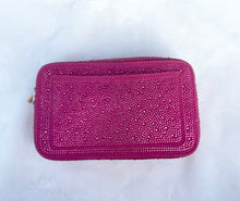 Load image into Gallery viewer, VH Mini Fuchsia Rhinestone Crossbody
