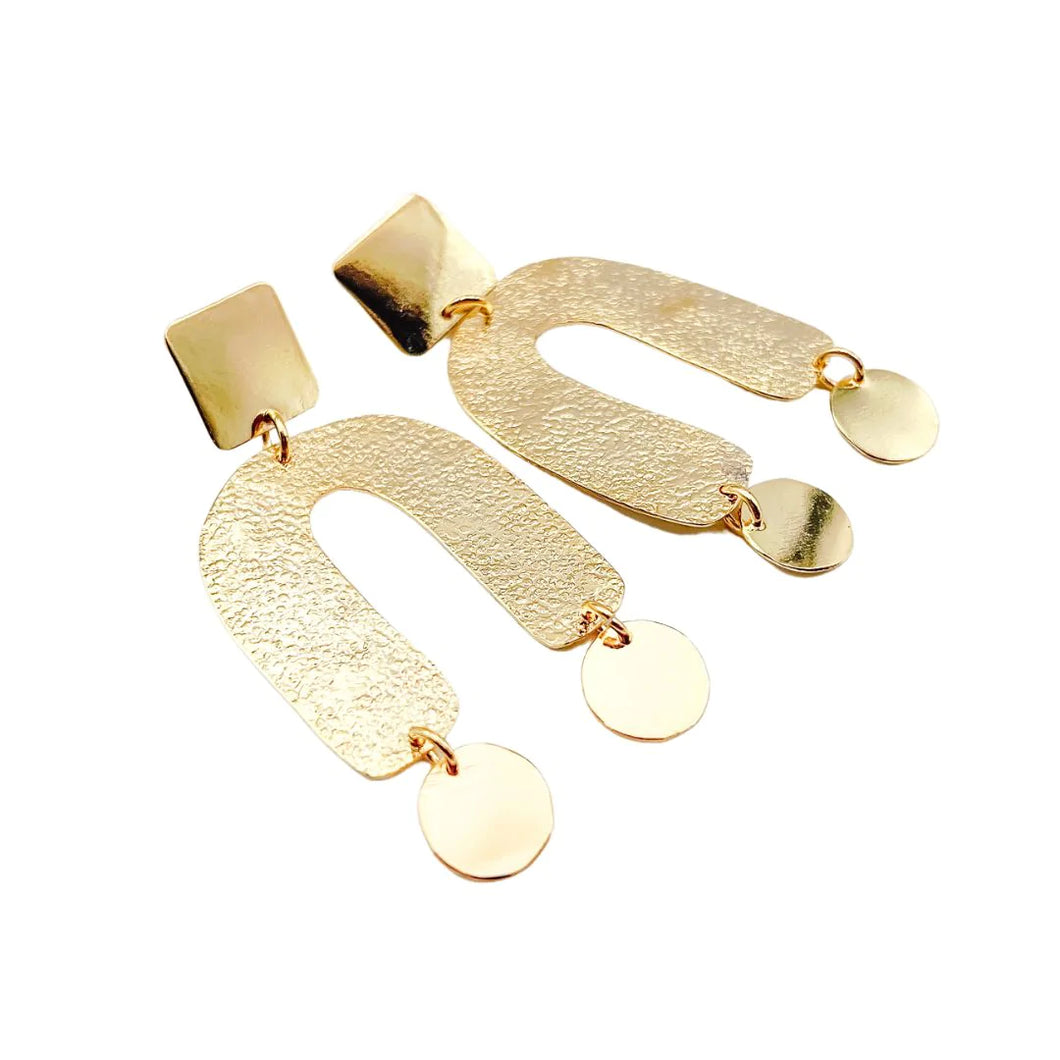 MOLLY Gold Chandelier Earrings