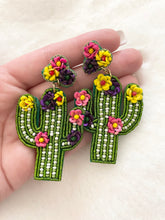Load image into Gallery viewer, Cactus Flower Earrings
