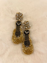 Load image into Gallery viewer, Guitar Beaded Earrings
