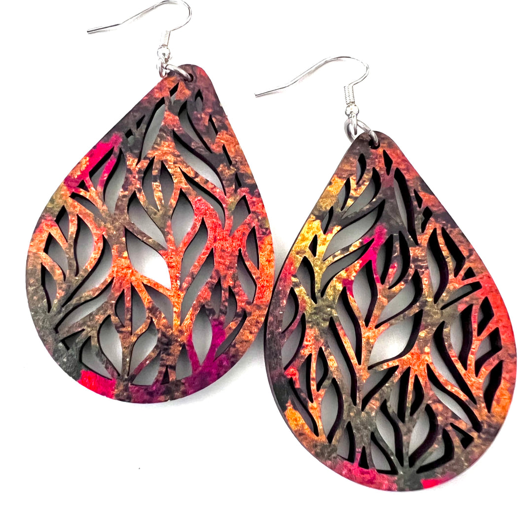 Fall Vibes Leaf Cutout Earrings