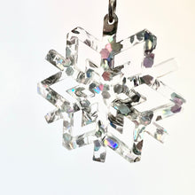 Load image into Gallery viewer, Fairy Dust Glitter Snowflake Dangles
