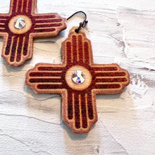 Load image into Gallery viewer, Zia Leather Earrings
