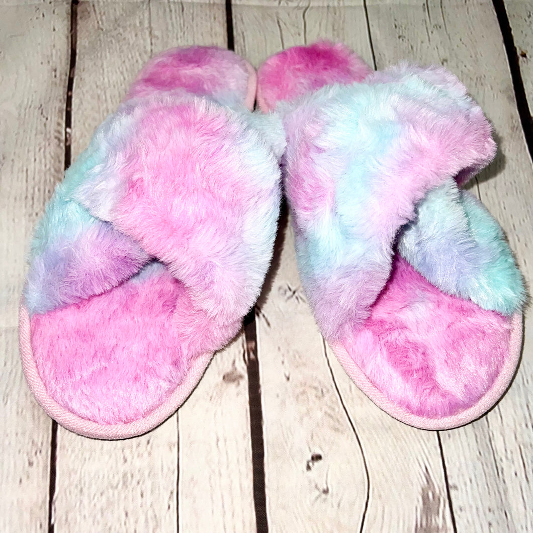 Cotton Candy Slippers