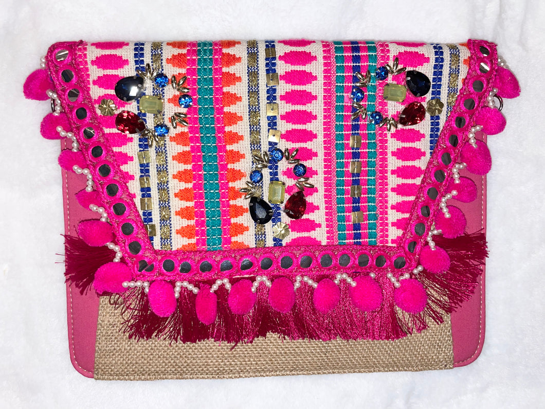 MOJITOS & MARGARITAS Envelope Clutch