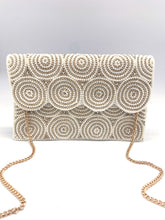 Load image into Gallery viewer, SWIRL &amp; PEARL Bridal Clutch
