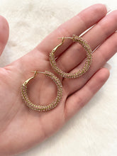 Load image into Gallery viewer, Chic Pink Crystal Earrings
