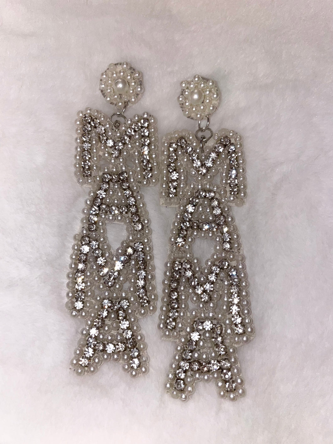 MAMA Beaded Earrings
