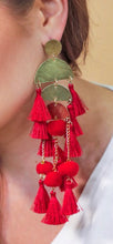 Load image into Gallery viewer, Tassel Chandelier Earrings
