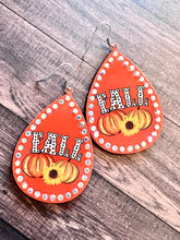 Load image into Gallery viewer, Fall Pumpkin Earrings
