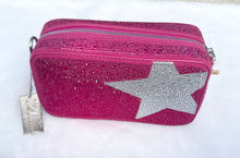 Load image into Gallery viewer, VH Mini Fuchsia Rhinestone Crossbody

