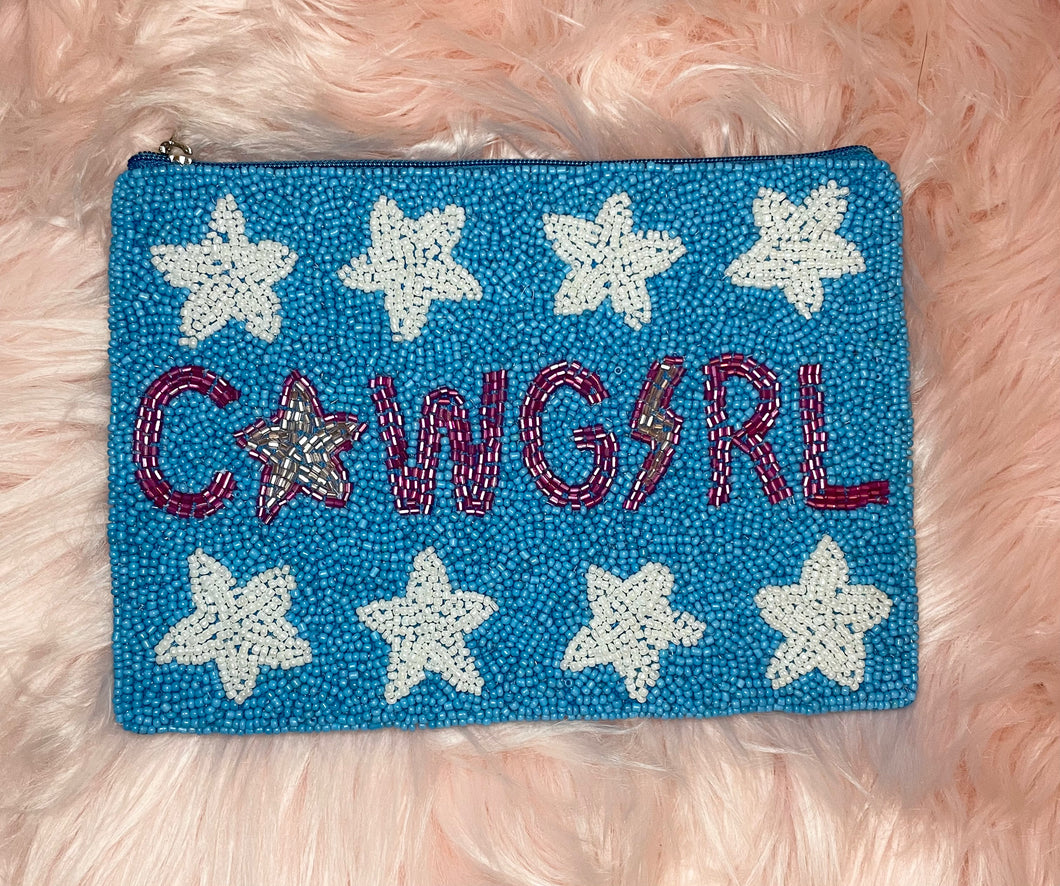 COWGIRL Beaded Pouch