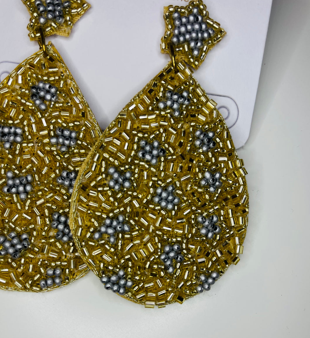 Star Drop Earrings