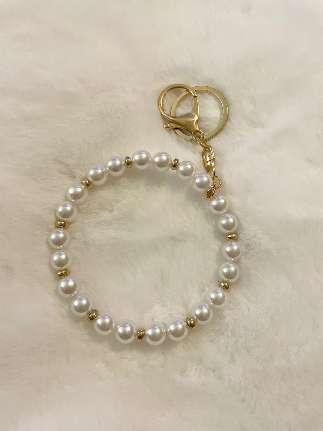 Pearl Bead Keychain