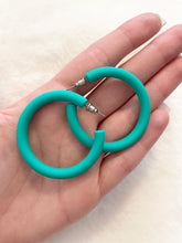 Load image into Gallery viewer, Turquoise Hoop
