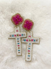 Load image into Gallery viewer, Chic Cross Earrings
