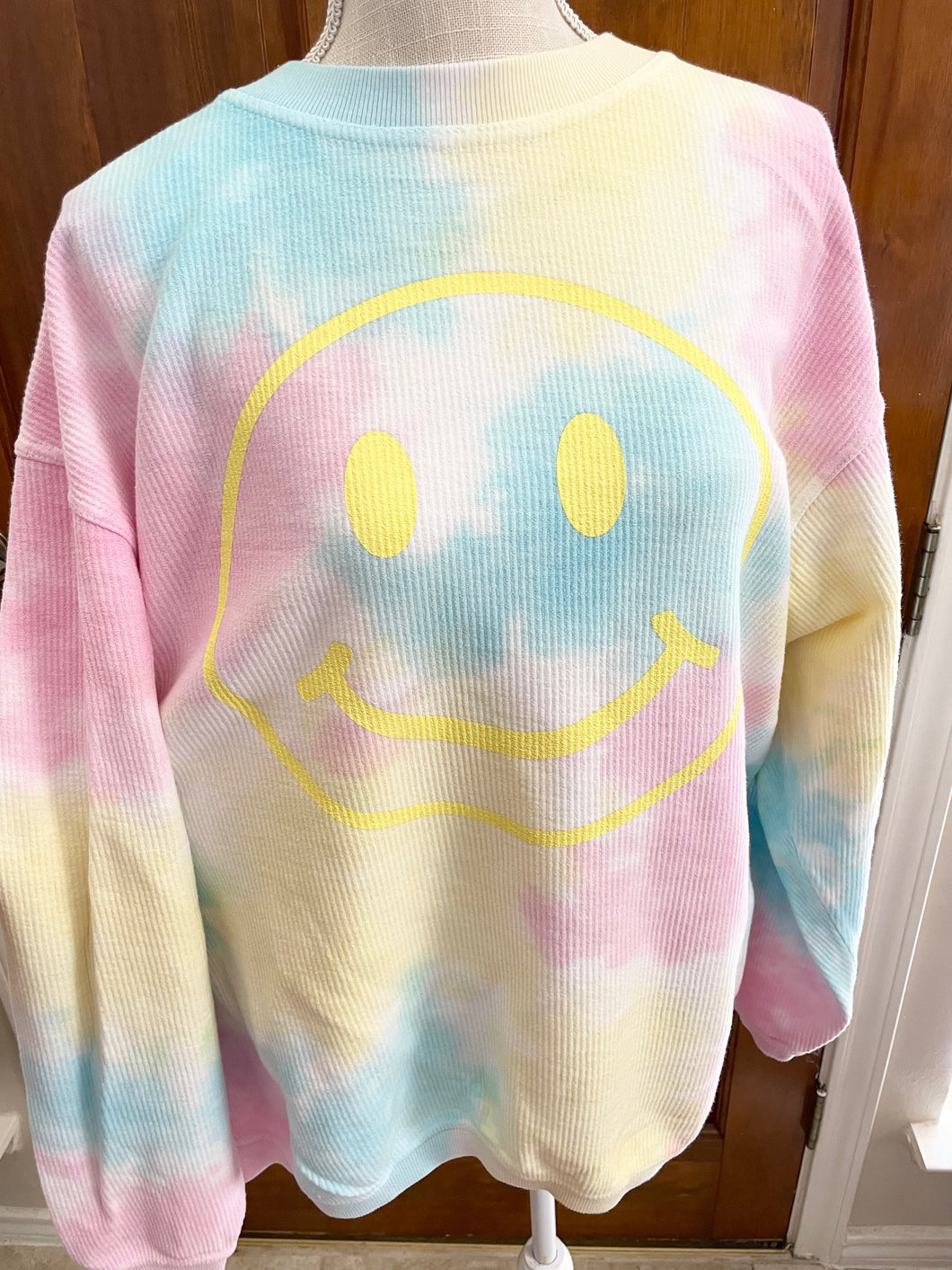Smile Tie Dye Sweatshirt