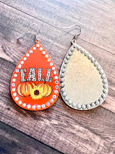 Load image into Gallery viewer, Fall Pumpkin Earrings
