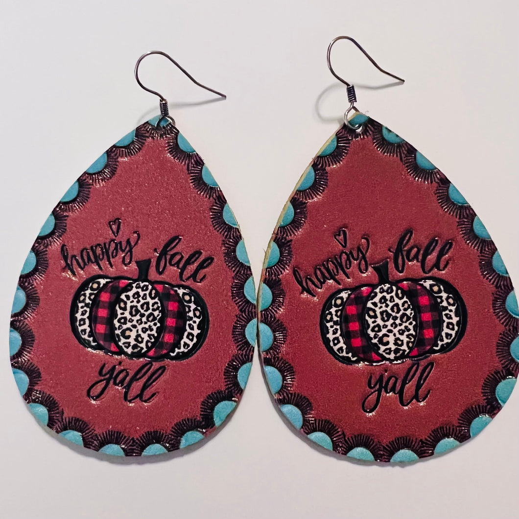 Happy Fall Y’all Earrings