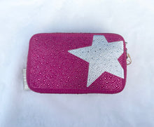 Load image into Gallery viewer, VH Mini Fuchsia Rhinestone Crossbody
