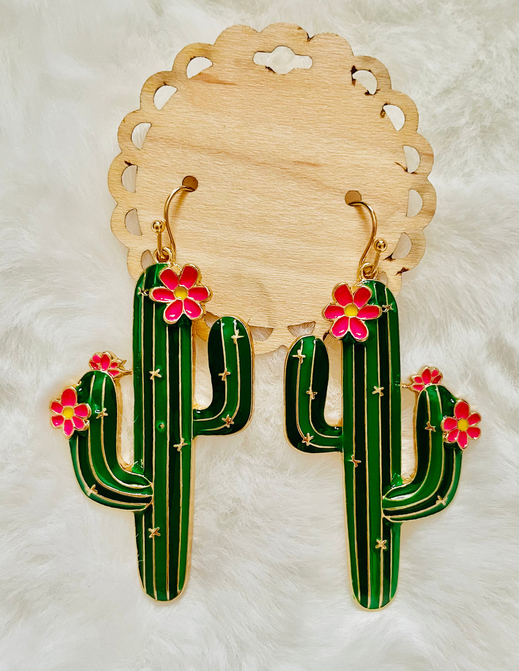 Cactus Flower Earrings